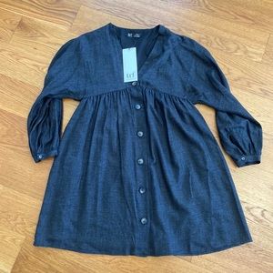 🍇 Zara Mini Button Down Dress